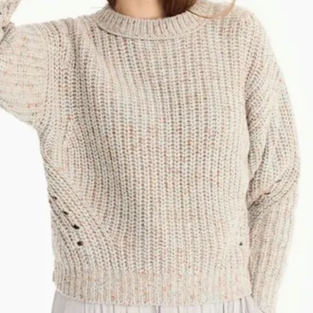 J. CREW - XXS - COZY CROPPED SWEATER